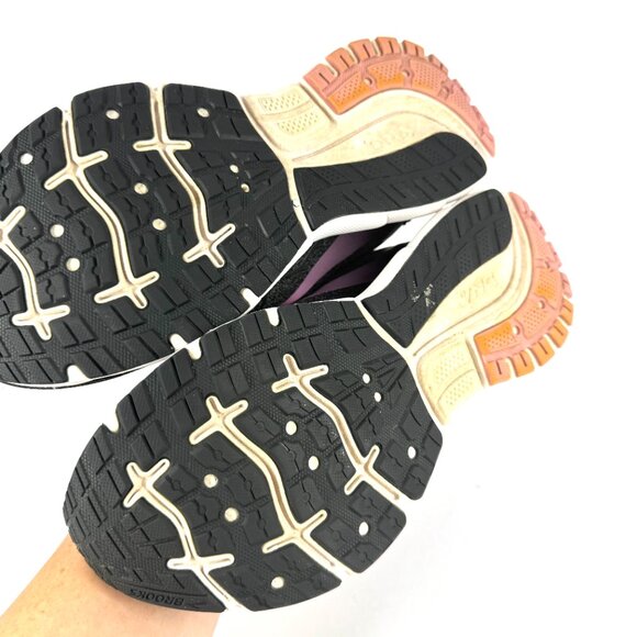 Brooks Transcend 8 Running Shoes Women’s Size 8 Black Pink Mesh Stability - Picture 6 of 7